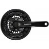 SHIMANO Stred FC-TY501 170mm 48/38/28z. 6/7/8-k. čierny s krytom na štvorhran