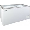 Tefcold Pultová mraznička presklené rovné veko - 345 L - biela - IDA400-W1 | TEFCOLD