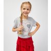 Dievčenské tričko ALAINA SAM 73 sivá 164