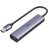 Hub UGREEN 5v1 Adaptér, USB na 4x USB 3.0 CM473-20805 (sivá) (UG20805)