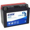 Motobatéria EXIDE BIKE Maintenance Free 8Ah, 12V, YT9B-BS