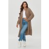 Makadamia Kardigan s veľkými vreckami S153 | cappucino S153 - one size S153