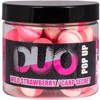 Plávajúce Boilies LK Baits DUO X-Tra Fresh Pop-Up 18mm 200ml Wild Strawberry/Carp Secret