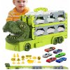 T-REX MEGA TRANSPORTER dinosaurus 2v1 PRETEKOVÁ DRÁHA +6 AUTÍČKA