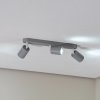 TK Lighting Stropné bodové svetlá Livia, sivá, 52 cm, 3-pl., kov, GU10 - 10242