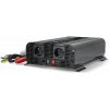 NEDIS menič napätia/ čistá sínusoida/ 24 V DC/230 V AC 50 Hz/ 2000 W (4000 W špička)/ USB-A / USB-C/ 2x zásuvka typu E