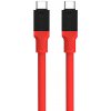 Tactical KP31176 Fat Man USB-C/USB-C, 1m, červený