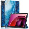 PROTEMIO 64788 ART Zaklápacie puzdro pre Lenovo Tab M10 5G BLUE MARBLE