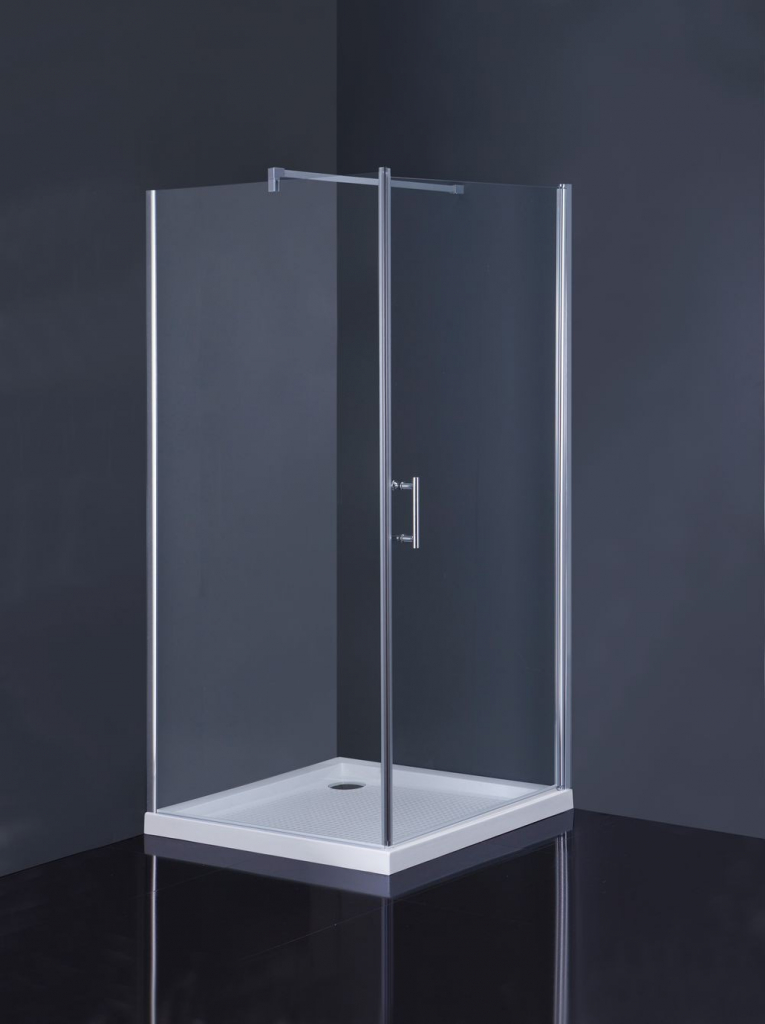 Hopa OSUNA štvorcový sprchový kút+vanička AQUARIUS 90x90 cm,sklo Číre,1x vprera,prof.Chróm OLBOSU90CC