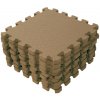 Baby Dan Hracia podložka puzzle 90x90 cm Brown 2021