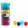 Beeztees Hračka pro kočky míček plastový barevný s rolničkou 4cm
