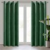 Hotový záves MELANIE tmavozelený - na priechodkách