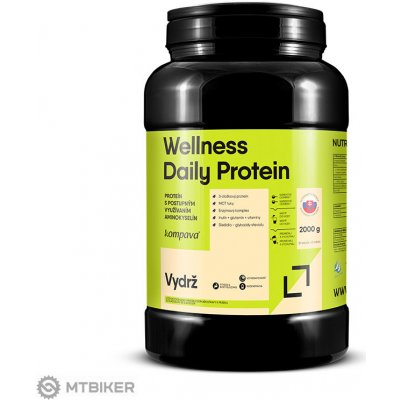 Kompava Wellness Daily Protein 65% 2000g/57 dávok vanilka