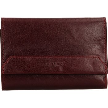 LAGEN dámska kožená peňaženka LG 11 tm. červená