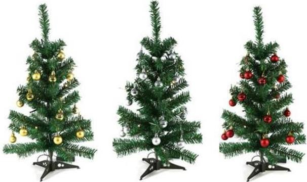 HIT Vianočné dekorácie 20 LED guličky stromček 60 cm