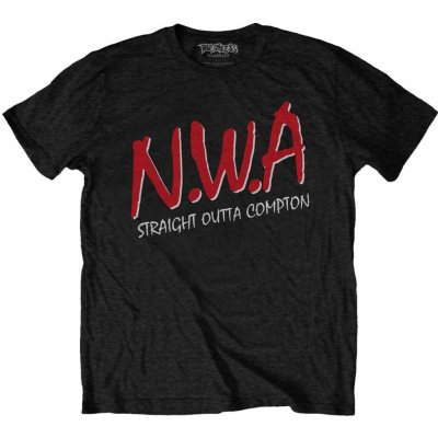 Sonstige N.W.A tričko Straight Outta Compton unisex RO8015 čierne
