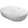 DURAVIT Luv 60 x 40 cm umývadlo na dosku bez prepadu brúsená s neuzatvárateľným keramickým ventilom biela 0379600000