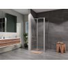 Sprchový kút Lusso Slim štvorec dvojkrídlový 90x90 cm, číre sklo