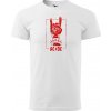 Sablio Tričko s potlačou ACDC Červená ruka - biele 2XL