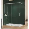 Hüppe Vita Pure Posuvné dvere s koľajničkou, 120 cm, strieborný lesk/čierne sklo VA0005069322