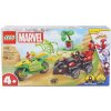 LEGO® Marvel Spidey a jeho fantastickí priatelia 11198 Spin, Electro a naháňačka s dinosaurím vozidlom