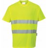 PORTWEST HI-VIS BAVLNA S172 / Funkčné reflexné tričko - HV žltá XXL