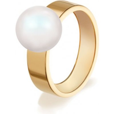 Swarovski perlový prsteň Private Beach biely se4354