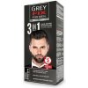 Farba pre mužov na vlasy, bradu a fúzy - tmavohnedá Grey Fix