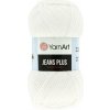 YarnArt Jeans Plus 01 biela