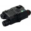 FMA FMA AN/PEQ15 LA5-C UHP verzia (LED svietidlo, zelený / IR laser) - Čierna
