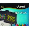 Darwi Tex opak fixky na textil sada 12 x 6 ml