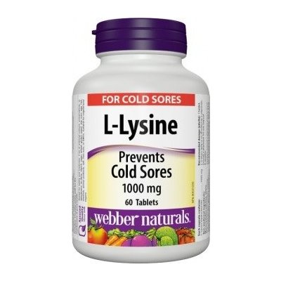 Webber Naturals L-Lysine 1000 mg 60 kapsúl