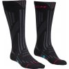 Hokejové ponožky CCM Compression Knee Black/Grey/Red Univerzálny