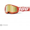 100% STRATA 2 detské okuliare, orange/mirror gold lens