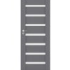 Interiérové ​​dvere Preston 1 plné laminát antracit 80 P