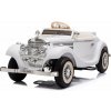 LEAN CARS Elektrické autíčko Mercedes Benz 540K Retro - biela - nosnosť 100KG!!! - motor 4x45W - batéria 12V10Ah - 2025