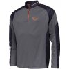 Savage Gear tričko Tournament Shirt 1/2 Zip Sedona Grey