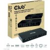 Club3D Dokovací stanice DisplayPort / HDMI KVM Switch, USB-C, PD CSV-1585 Club 3D