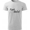 Furt dačo - Klasické pánske tričko vyššej gramáže - XS ( Svetlosivý melír )