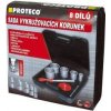 PROTECO 42.01-10141 sada vykružovacích koruniek DIA 33, 53, 67, 73, 83 mm, kufor