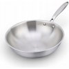 Wok 32 cm nerezová oceľ Masterpan indukcia plyn