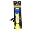 Obojok DUVO+ LED Svietiaci dog neónový žltý nylon 30-40cm/ 2,5 cm