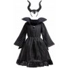 DÁMSKY KOSTÝM ČARODEJNICA DIABOLINA ROHY KOSTÝM HALLOWEEN L
