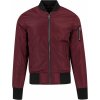 Urban Classics 2-Tone bomber jacket burgundy black