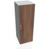 Hobis Policová skriňa Drive, 40x111x42 cm, orech/sivá