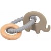 Hryzátko B-Rattle Rings Elephant Blue