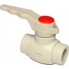 WAVIN EKOPLASTIK Guľový kohút PPR 63 mm, zvárací, pákový, voda, PP-R, SVEK063RCT