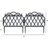 ARTPLAST Okrasný plot BORDURA GRECA 795x298mm - šedá