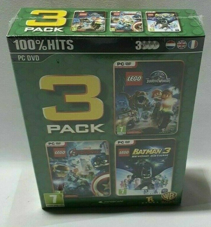 Lego Marvels Avengers + Lego Batman 3: Beyond Gotham + Lego Jurassic World