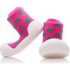 ATTIPAS Topánočky Polka Dot AD03 Pink L veľ.21,5, 116-125 mm